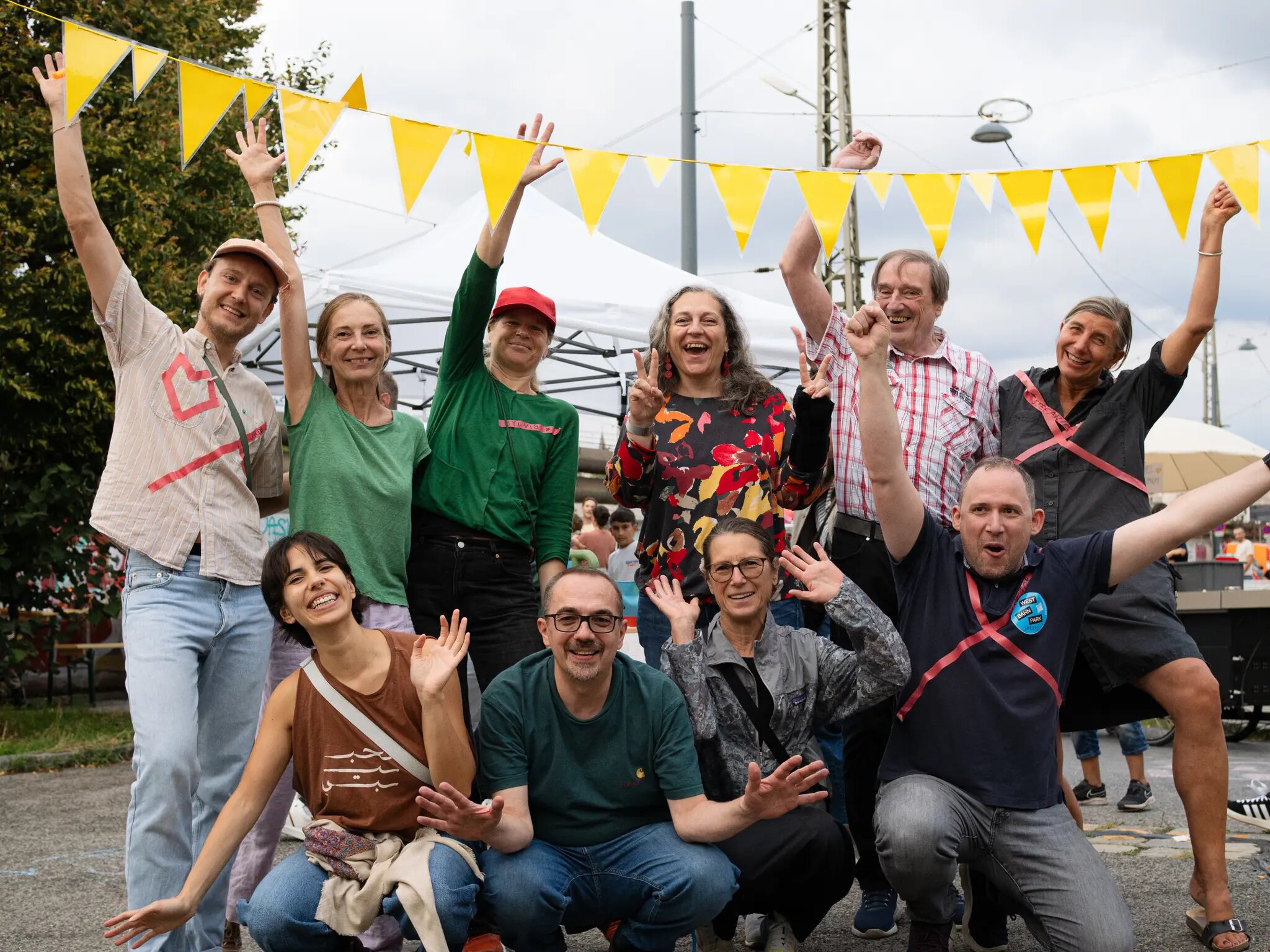 Westbahnpark beim Rosina-Spitz Straßenfest